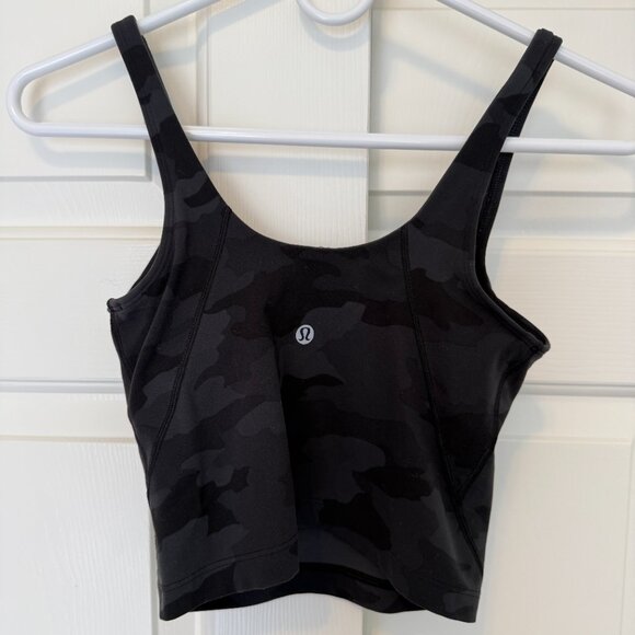 LULULEMON Womens Align Tank Top Camo Deep Coal SIZE 2 - Picture 4 of 8
